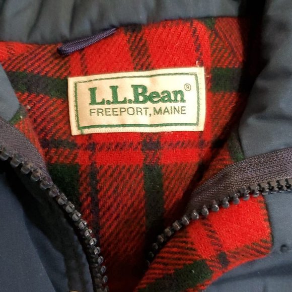 Vintage LL Bean Freeport ME Blue Hunting Jacket SM - Picture 4 of 4